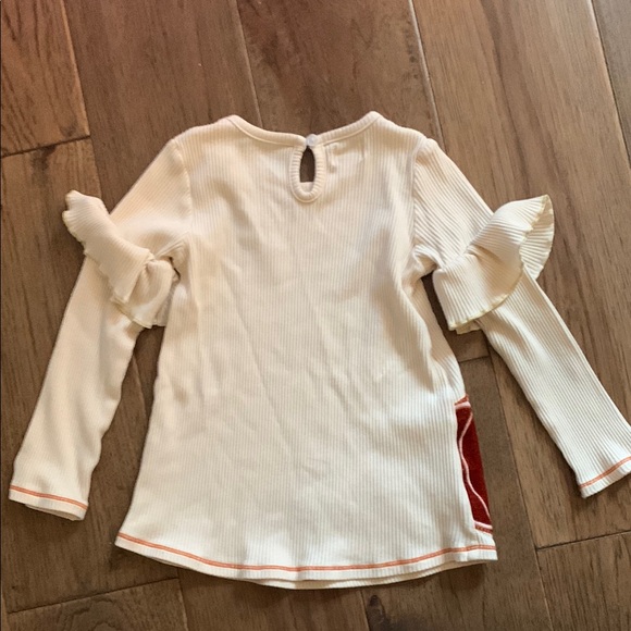 Cream Kids Shirt with Pumpkin Design - Picture 6 of 8